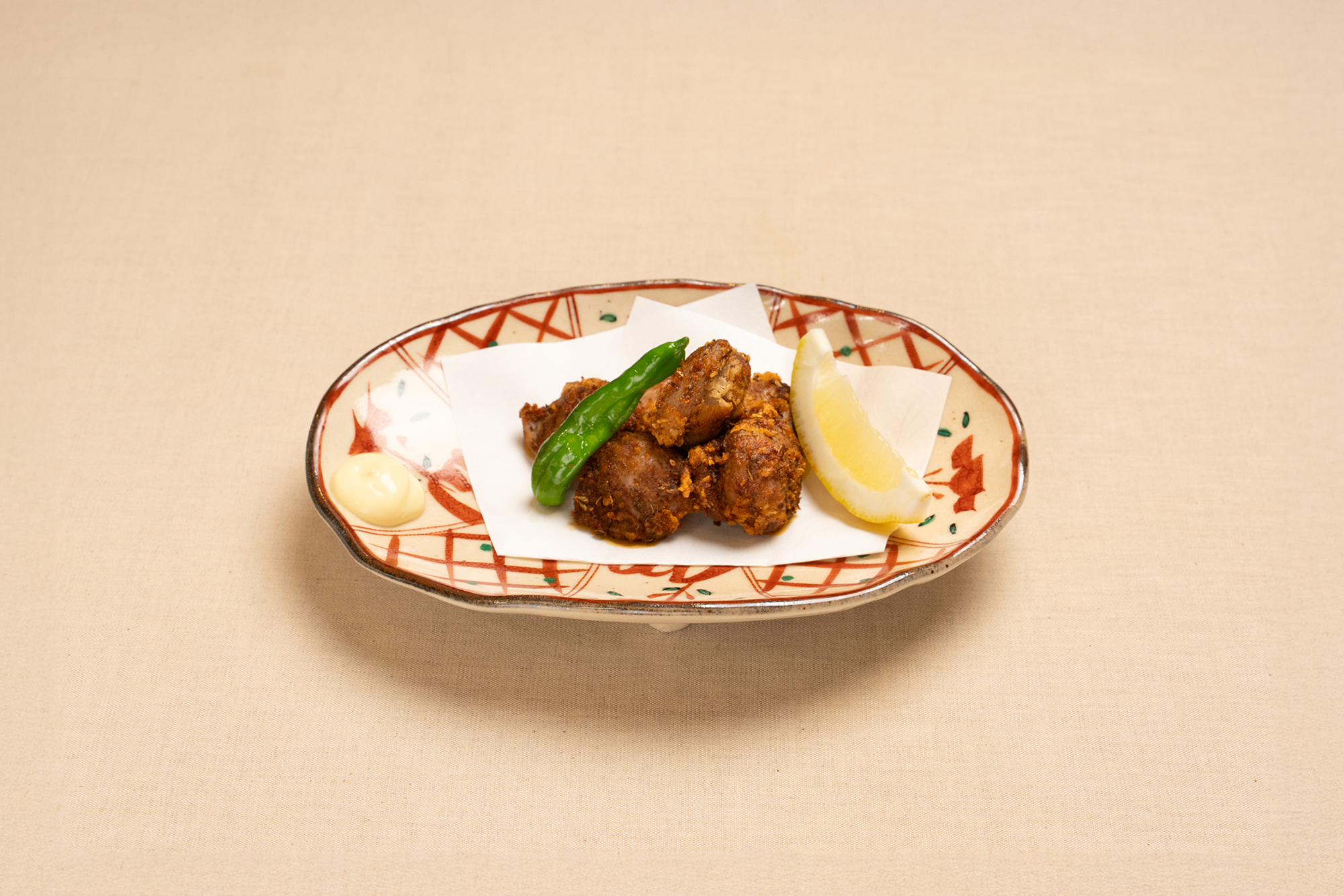 砂肝のスパイシー揚げ